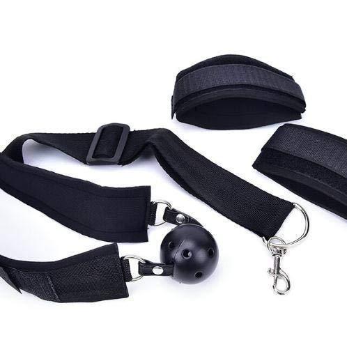 Ball Gag and Wrist Cuff Restraint System - Sexy Bee UK