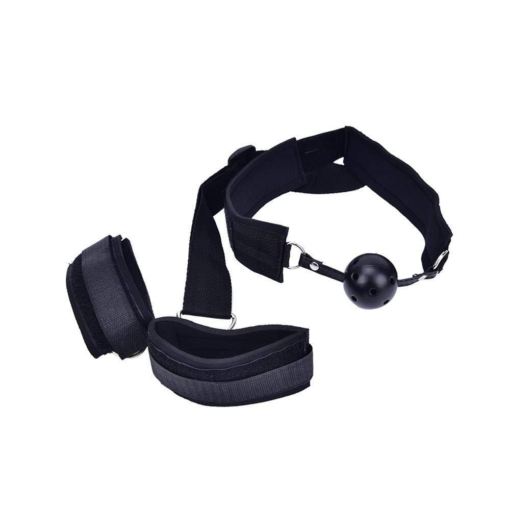 Ball Gag and Wrist Cuff Restraint System - Sexy Bee UK