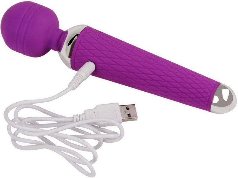 Powerful Rechargeable Wand Vibrator