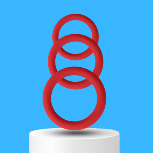 Basic Set of Three Cock Rings - Sexy Bee UK