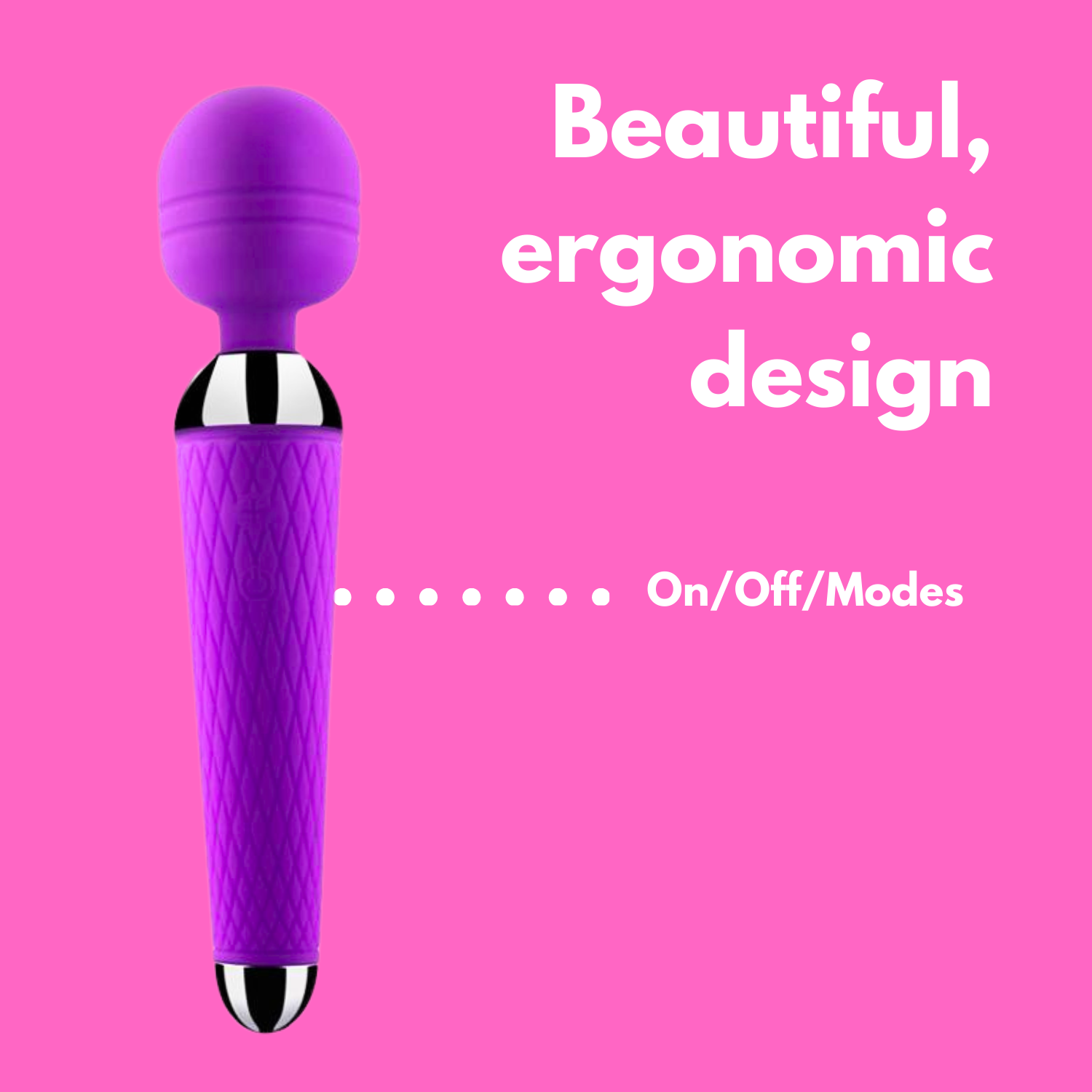 Powerful Rechargeable Wand Vibrator - Sexy Bee UK