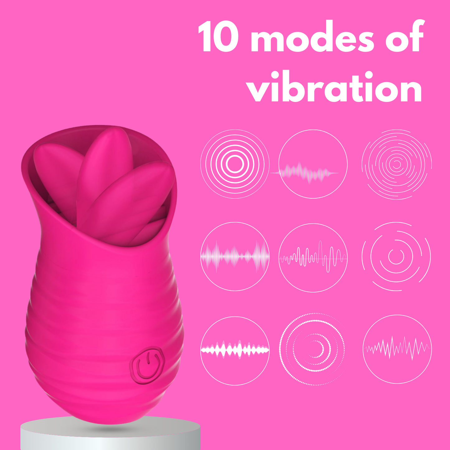 Vibrating Tongue Clitoral Vibrator