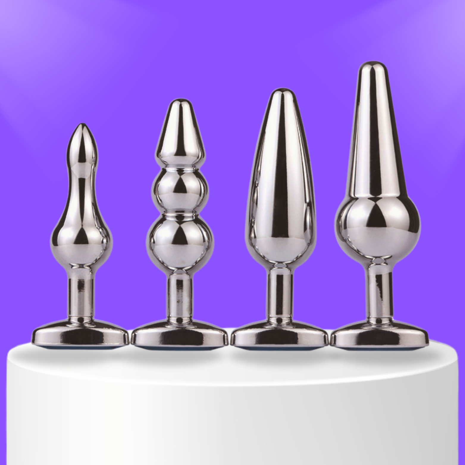 Jewelled Metal TBAR Base Butt Plug - Sexy Bee UK Jewelled Metal TBAR Base Butt Plug - Sexy Bee UK