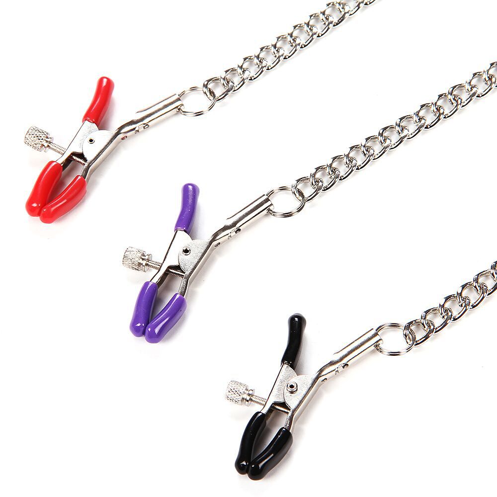 Chained Nipple Clamps - Sexy Bee UK