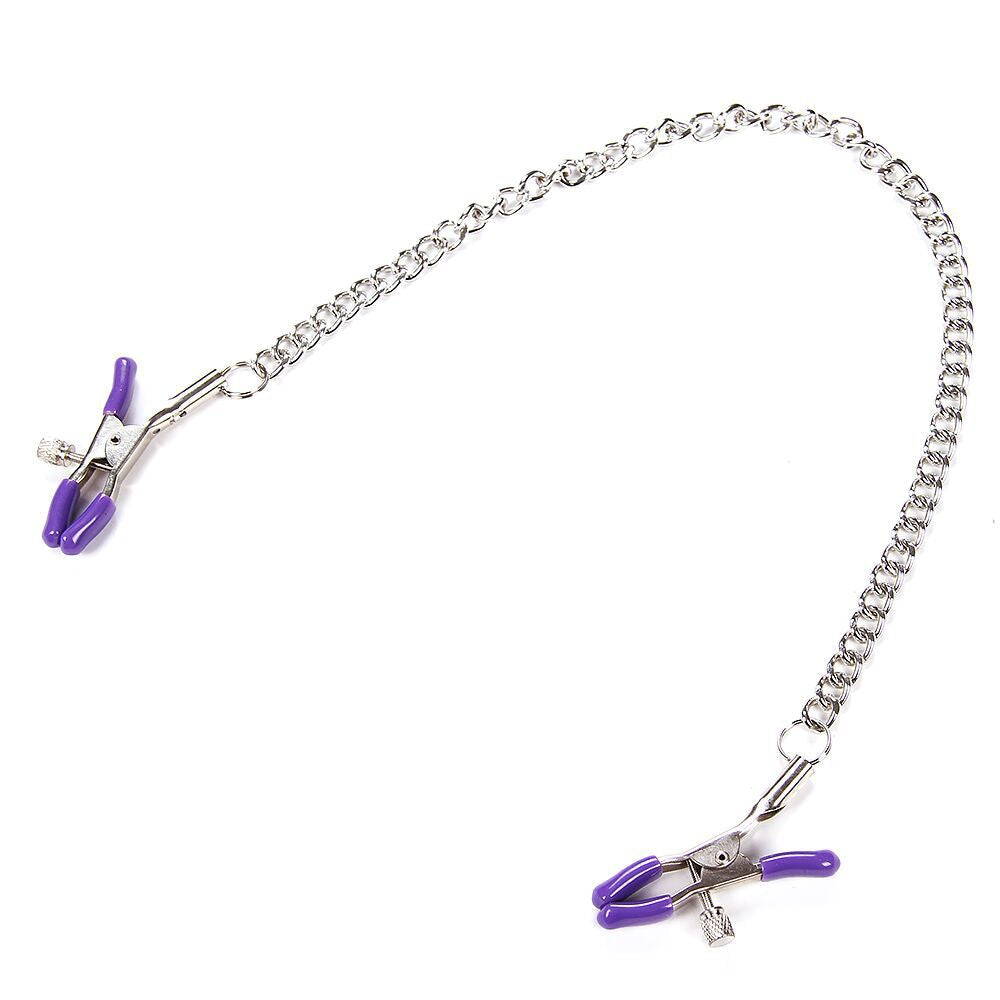 Chained Nipple Clamps - Sexy Bee UK