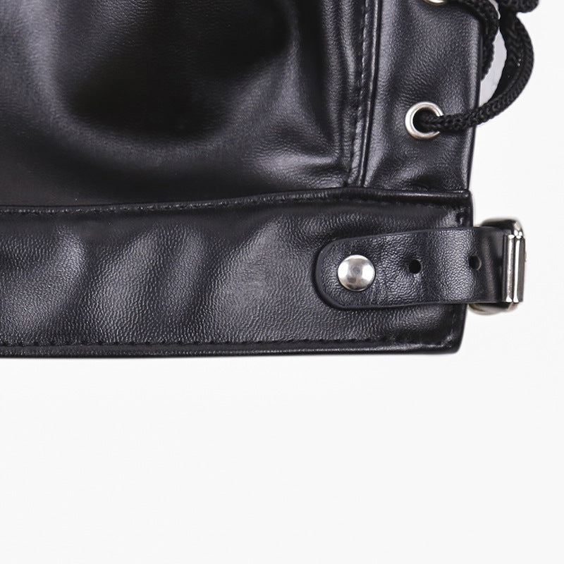 Three Zip Fetish Gimp Mask with Eye and Mouth Holes - Sexy Bee UK
