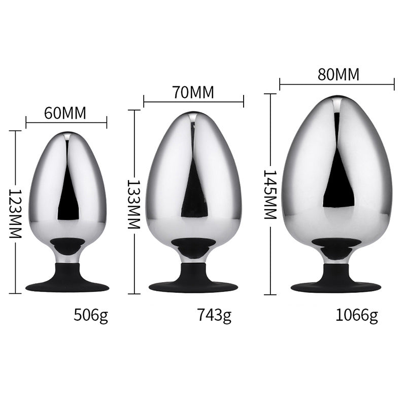Weighted Stainless Steel Butt Plug - Sexy Bee UK