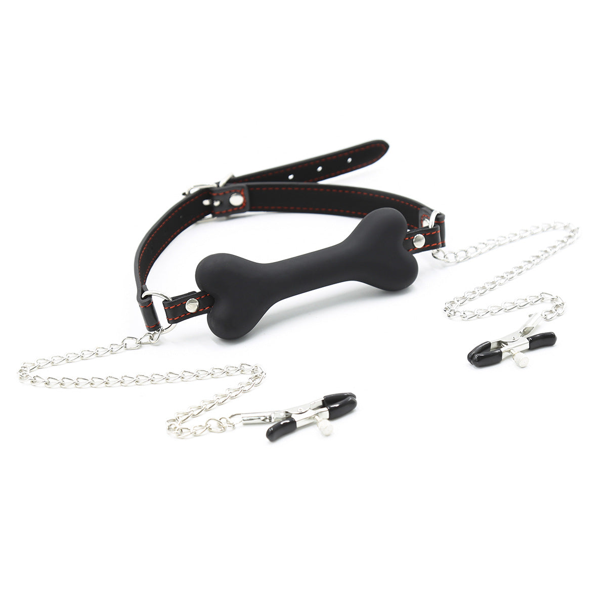 Bone Gag and Nipple Clips - Sexy Bee UK