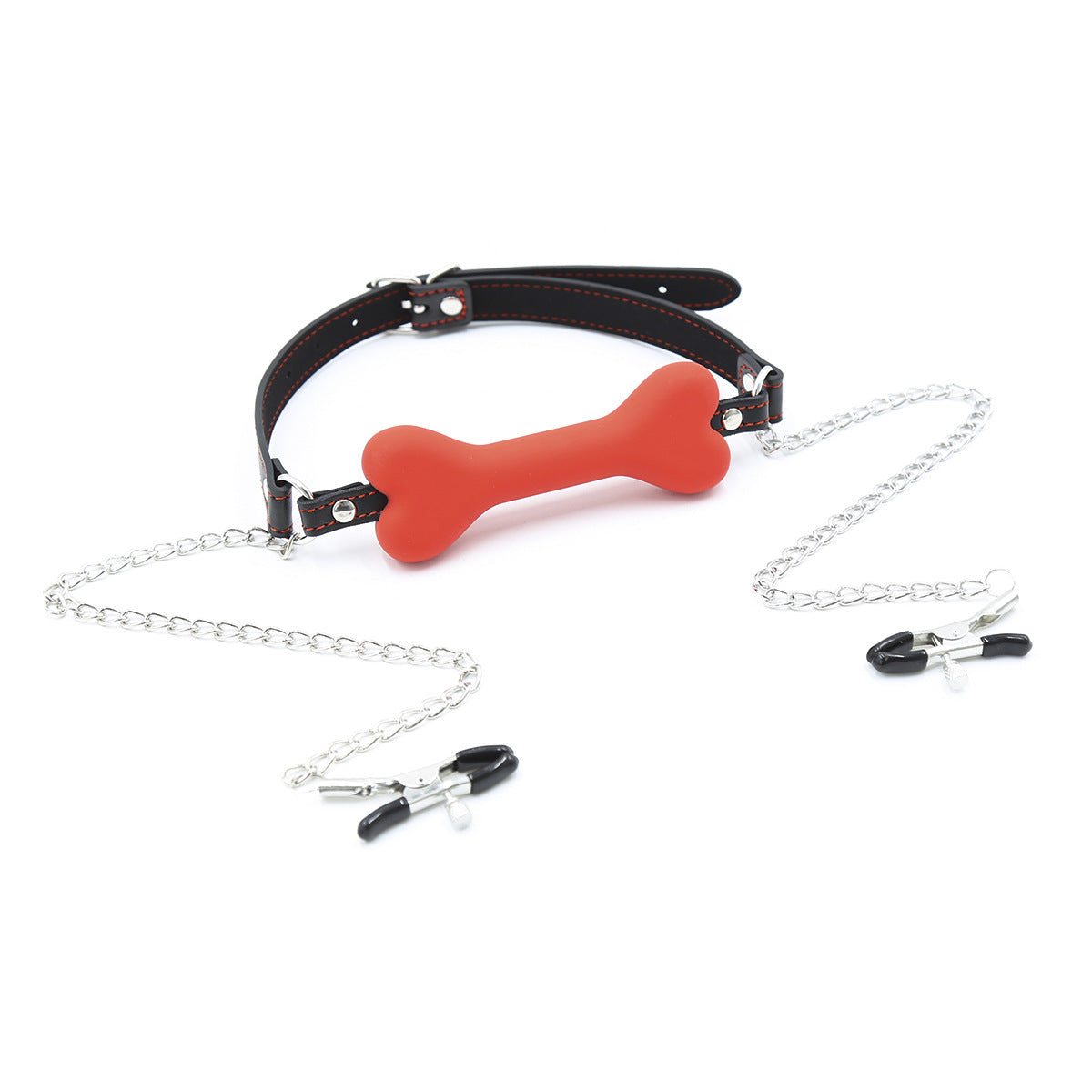 Bone Gag and Nipple Clips - Sexy Bee UK