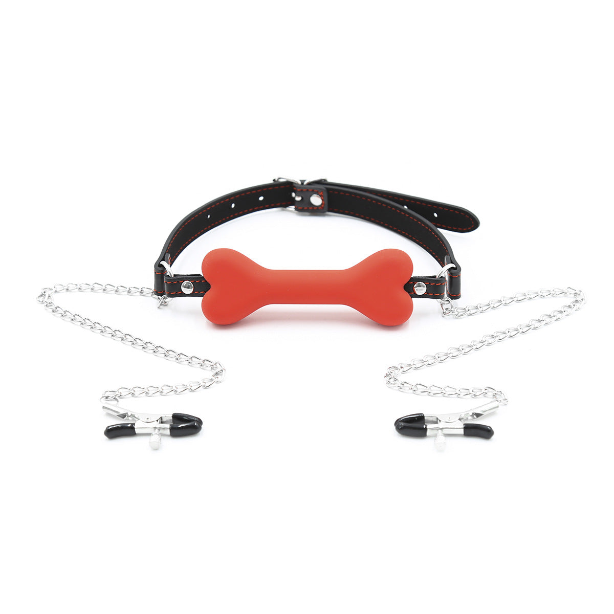 Bone Gag and Nipple Clips - Sexy Bee UK