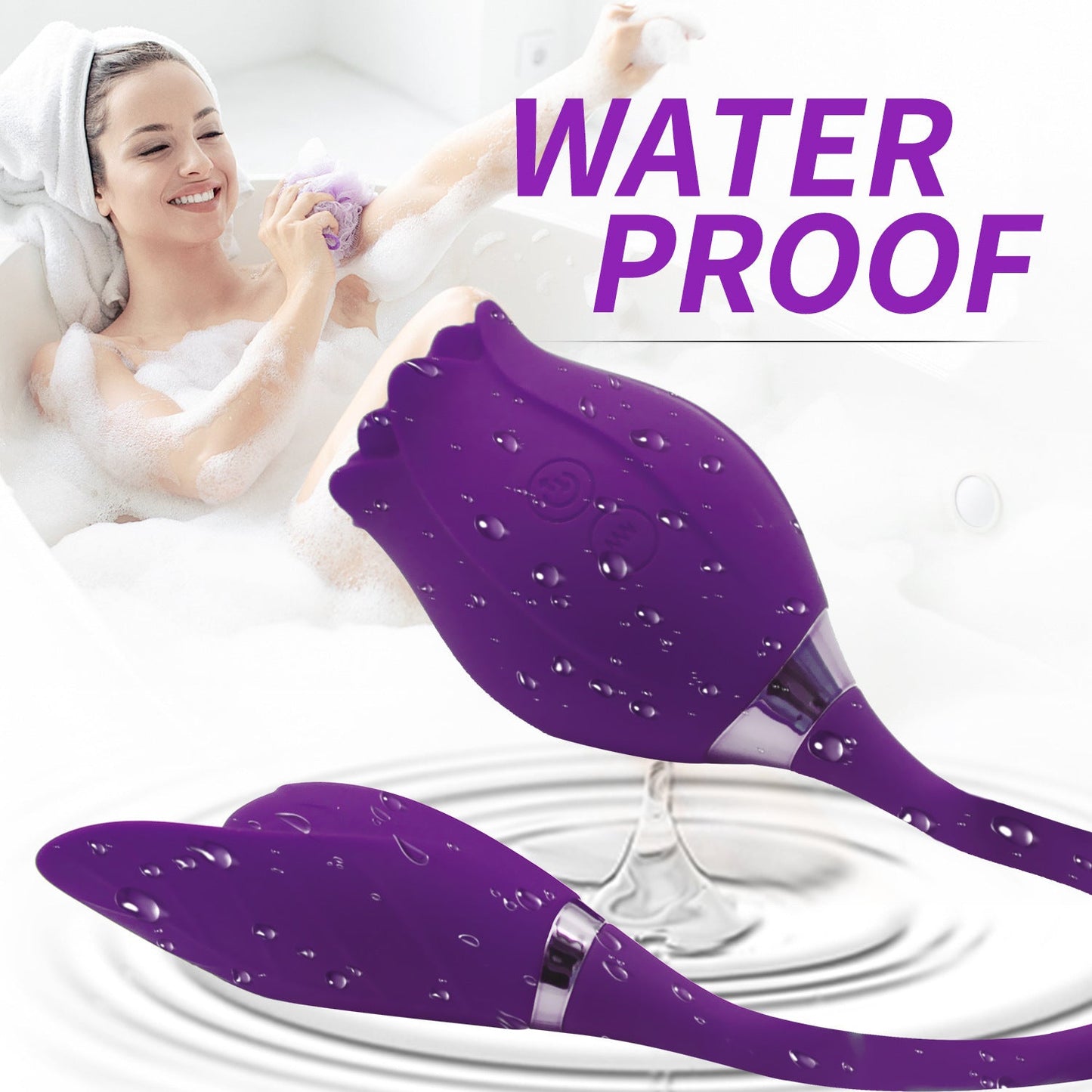 Rose Clitoral Sucker and Vibrator