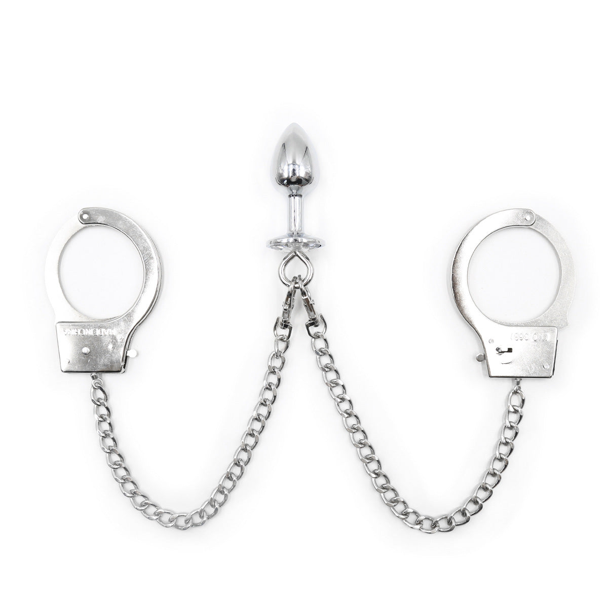 Jewelled Butt Plug and Hand Cuffs - Sexy Bee UK