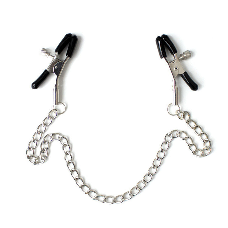 Chained Nipple Clamps - Sexy Bee UK