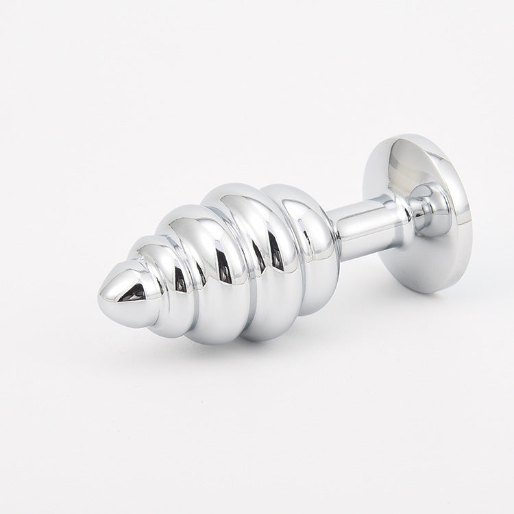 'Wavy' Stainless Steel Butt Plug Set (3 Piece) - Sexy Bee UK