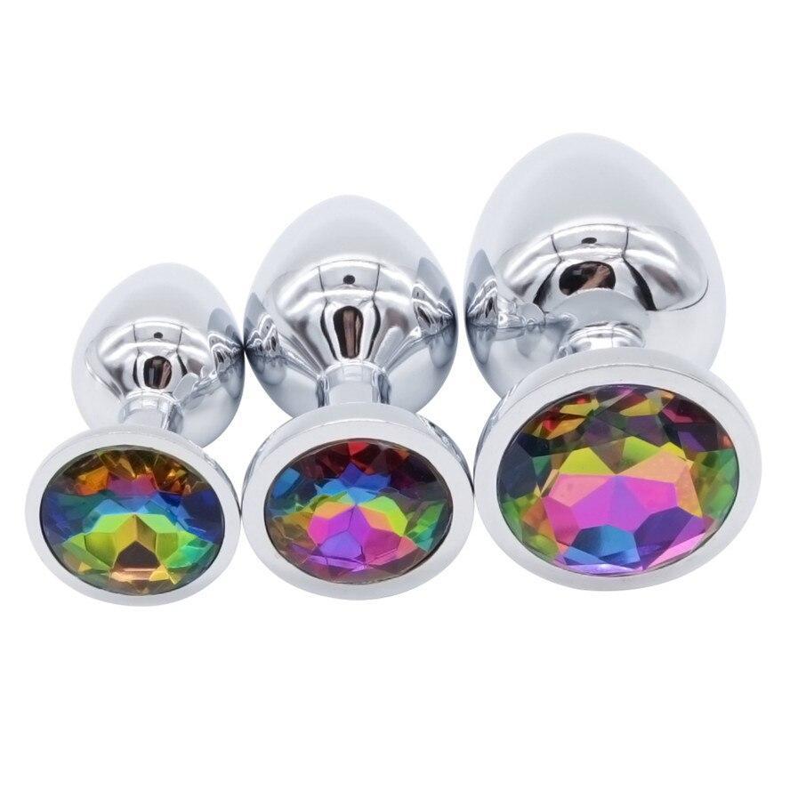 Jewelled Butt Plugs (3 Piece) - Sexy Bee UK