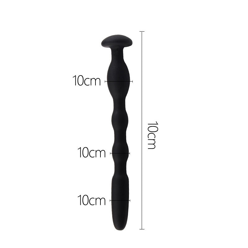 Silicone Ribbed Urethral Sound - Sexy Bee UK