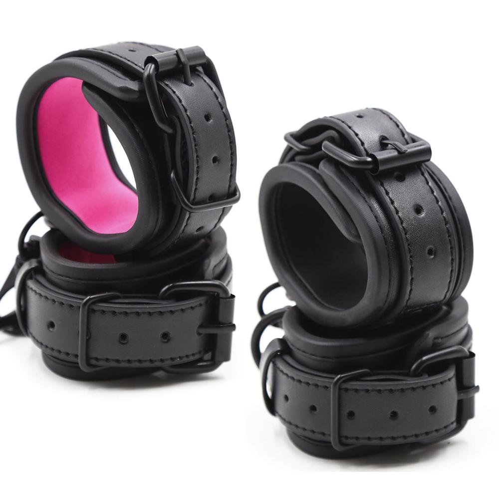 Deluxe Leather Wrist & Ankle Cuffs - Sexy Bee UK