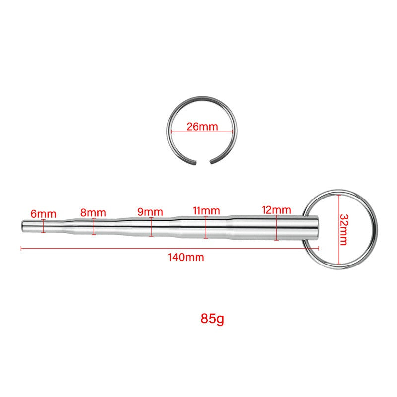 Stainless Steel Glans Ring Penis Plug - Sexy Bee UK