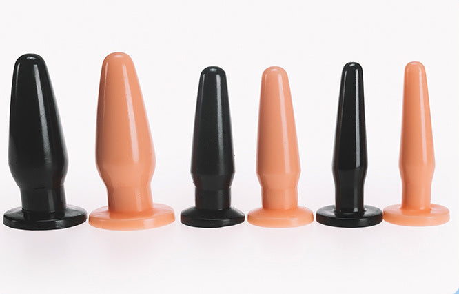 Wish You Were Rear Black Silicone Butt Plug Set (3 Piece) - Sexy Bee UK