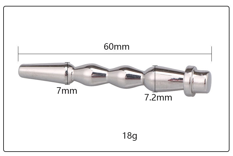 Torment Stainless Steel Thick Penis Plug - Sexy Bee UK