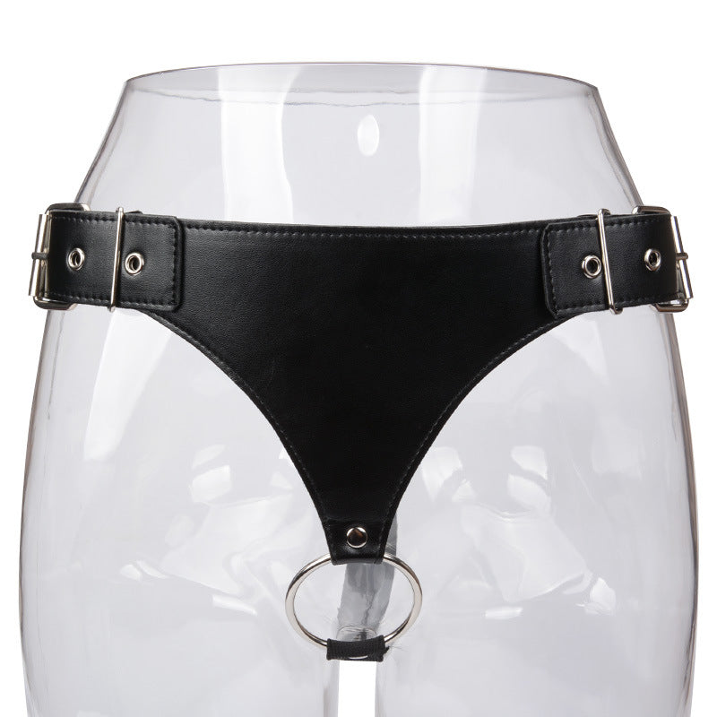 Leather Cock Ring Harness - Sexy Bee UK