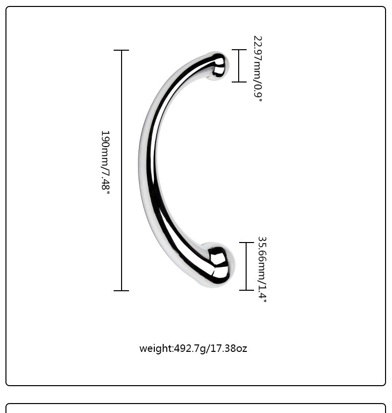 Deluxe Double Ended Stainless Steel Anal Hook - Sexy Bee UK