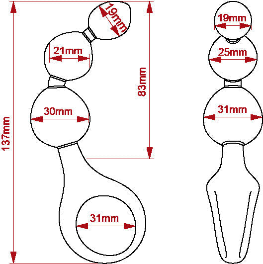 G-spot Pop Anal Balls - Sexy Bee UK