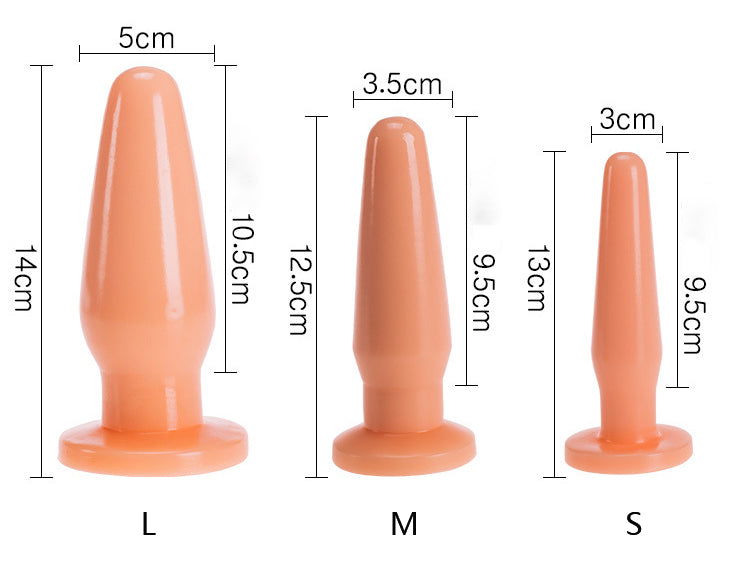 Wish You Were Rear Black Silicone Butt Plug Set (3 Piece) - Sexy Bee UK
