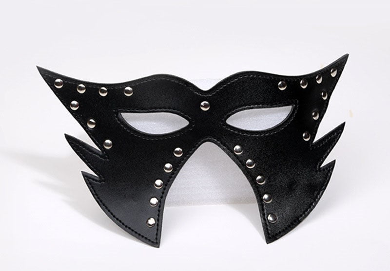 Leather Masquerade Face Mask - Sexy Bee UK