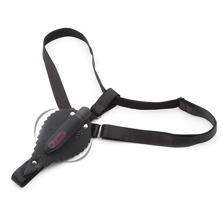 Silicone and Nylon Adjustable Vibrating Chastity Belt - Sexy Bee UK