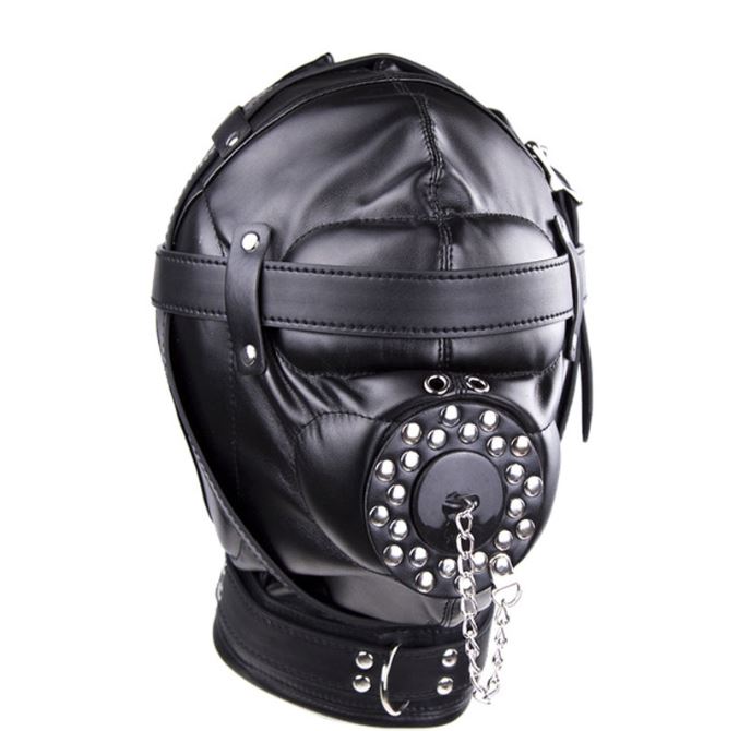 The Sink Plug BDSM/Fetish Mask with Mouth Plug - Sexy Bee UK