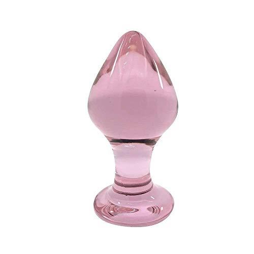 Pretty Pink Glass Butt Plug - Sexy Bee UK