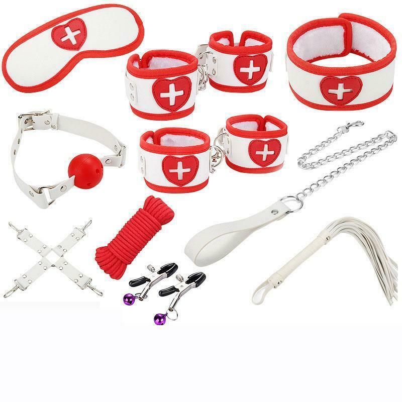 Naughty Nurse 10 Piece Bondage Kit - Sexy Bee UK