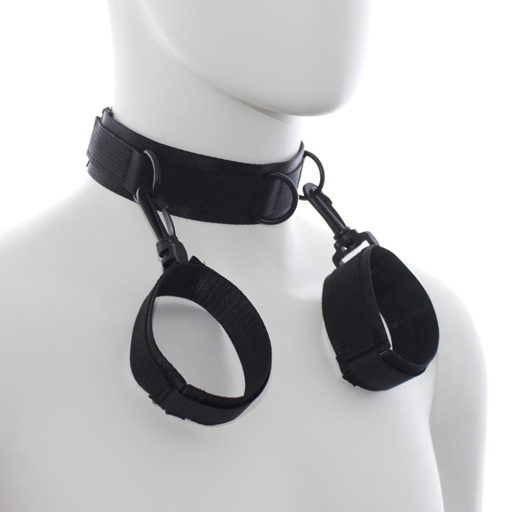 Neck and Handcuff Restraint Set - Sexy Bee UK