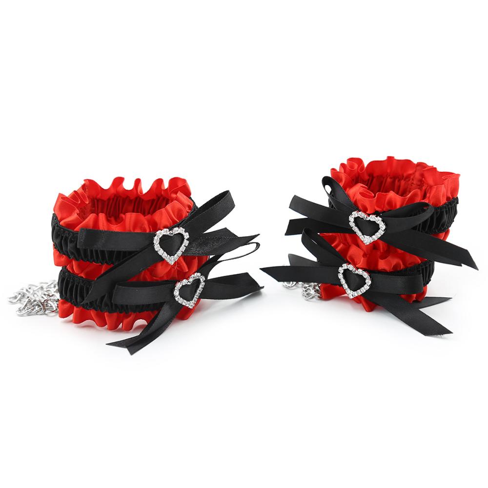 Garter Style Hand and Ankle Cuffs - Sexy Bee UK
