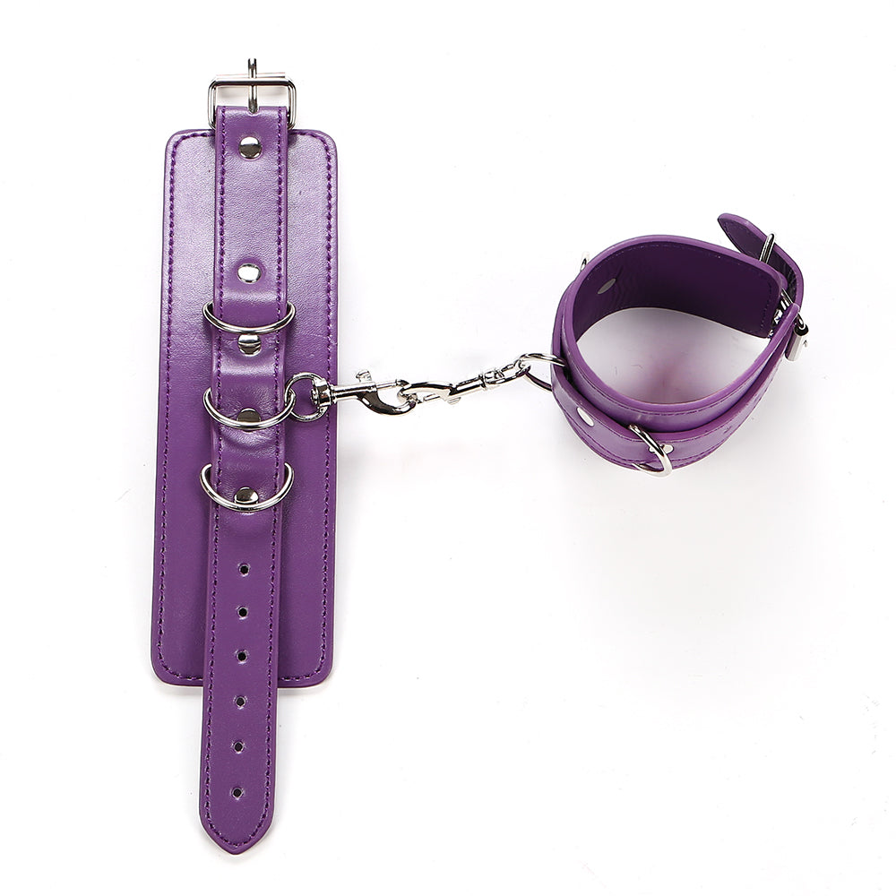 Faux Leather Handcuffs - Sexy Bee UK