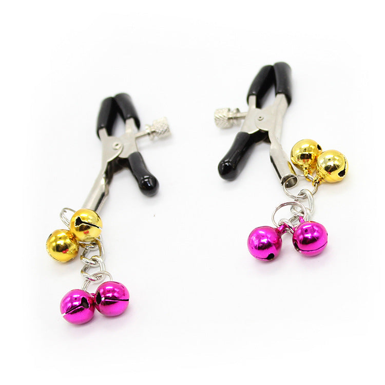 Stainless Steel Nipple Clips with Bells - Sexy Bee UK