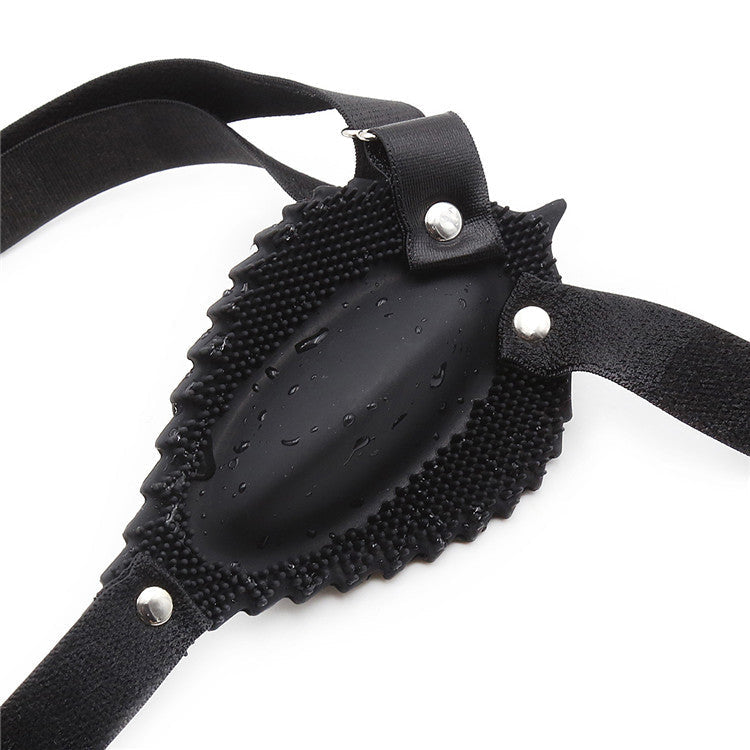 Silicone and Nylon Adjustable Vibrating Chastity Belt - Sexy Bee UK
