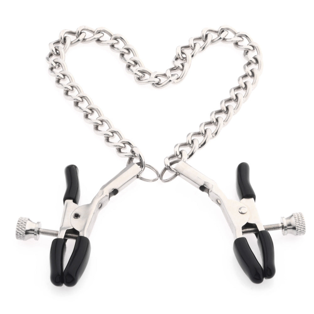 Chained Nipple Clamps - Sexy Bee UK