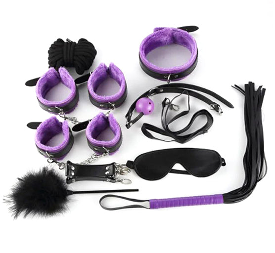 10 Piece BDSM Bondage Kit - Sexy Bee UK