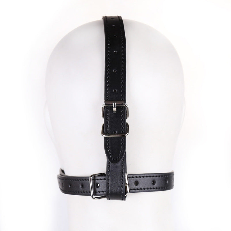 Silicone Open Mouth Lip Gag Head Harness - Sexy Bee UK