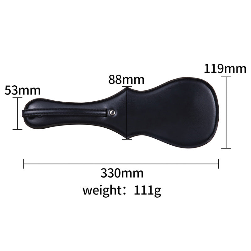 Beautifully Bound Black Faux Leather Paddle - Sexy Bee UK