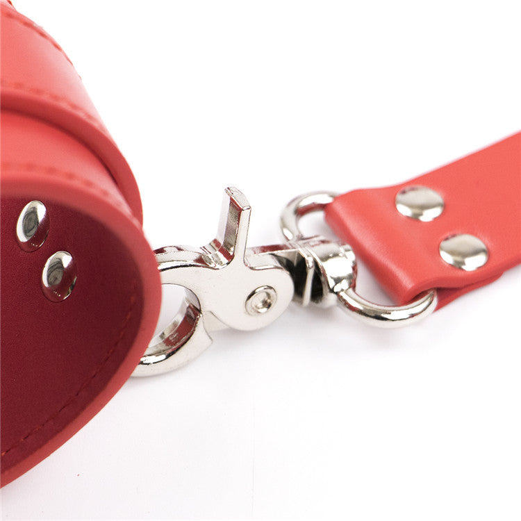 Faux Leather Hogtie with Ankle and Handcuffs - Sexy Bee UK