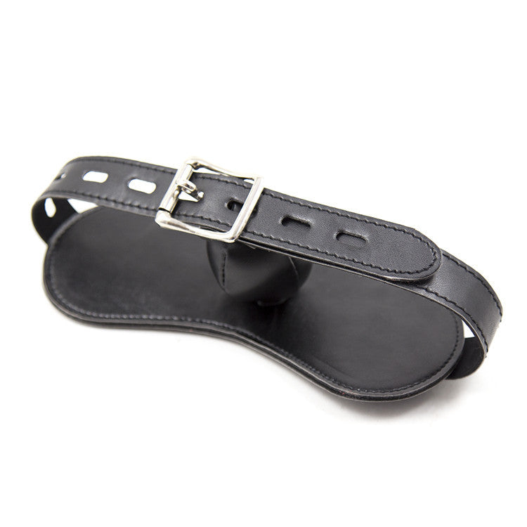 Faux Leather Internal Bulb Gag - Sexy Bee UK