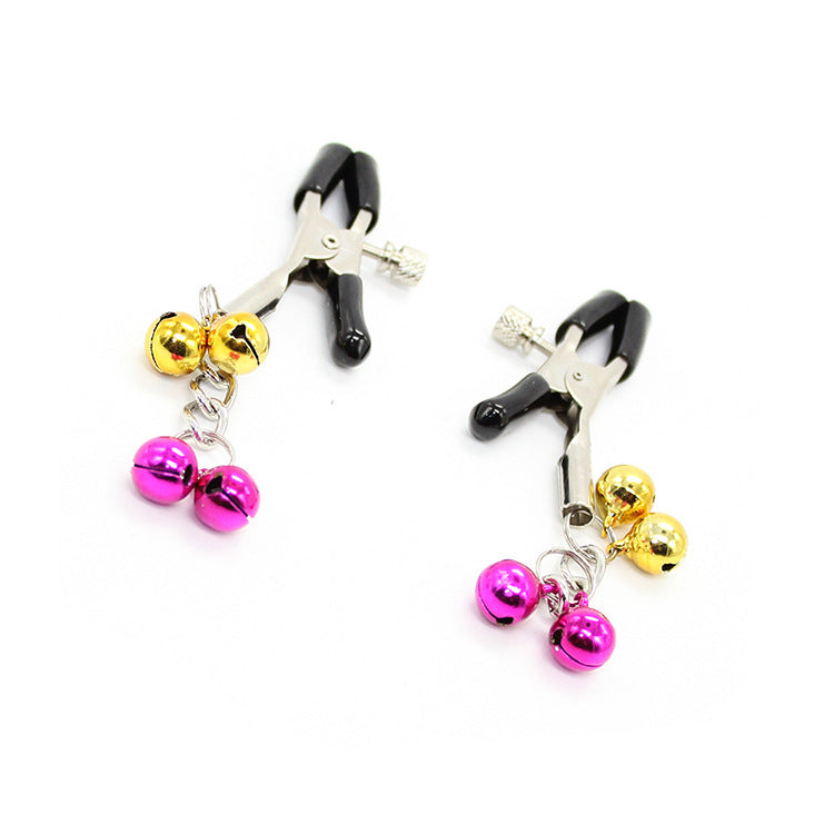 Stainless Steel Nipple Clips with Bells - Sexy Bee UK