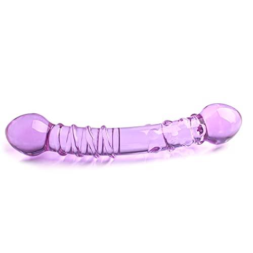 Glacier Glass Aura Dual-Sided Dildo - Sexy Bee UK