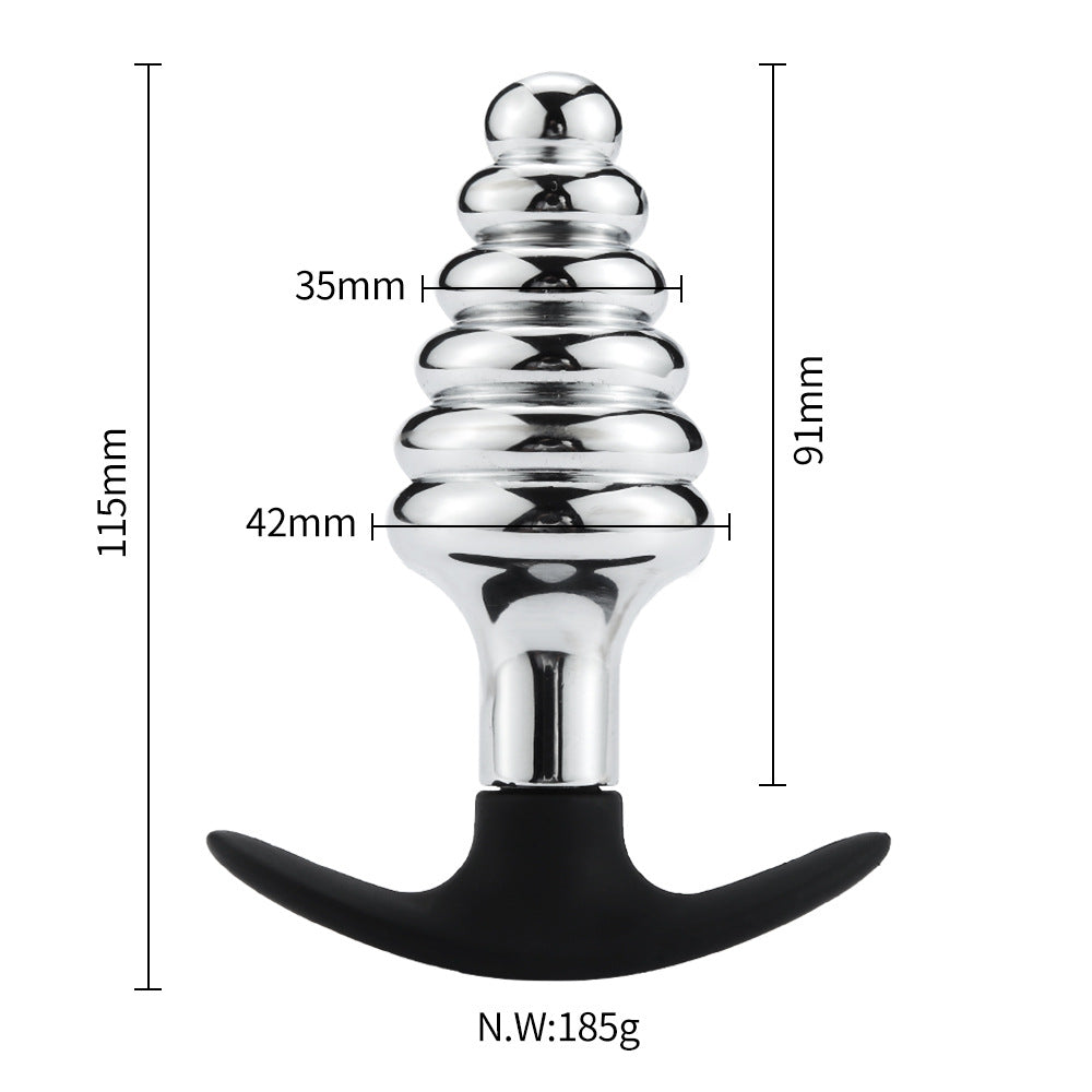 Twister Anal Bead Stainless Steel Butt Plug - Sexy Bee UK