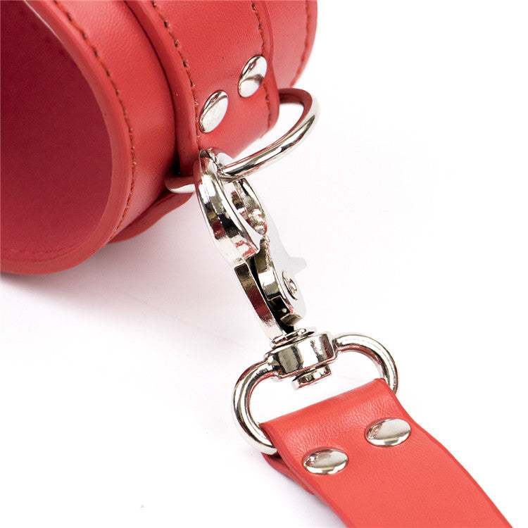 Faux Leather Hogtie with Ankle and Handcuffs - Sexy Bee UK