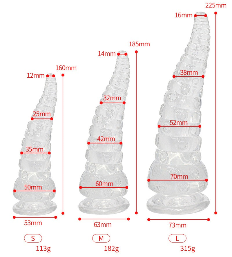 Octopussy Monster Tentacle Swirl Dildo - Sexy Bee UK