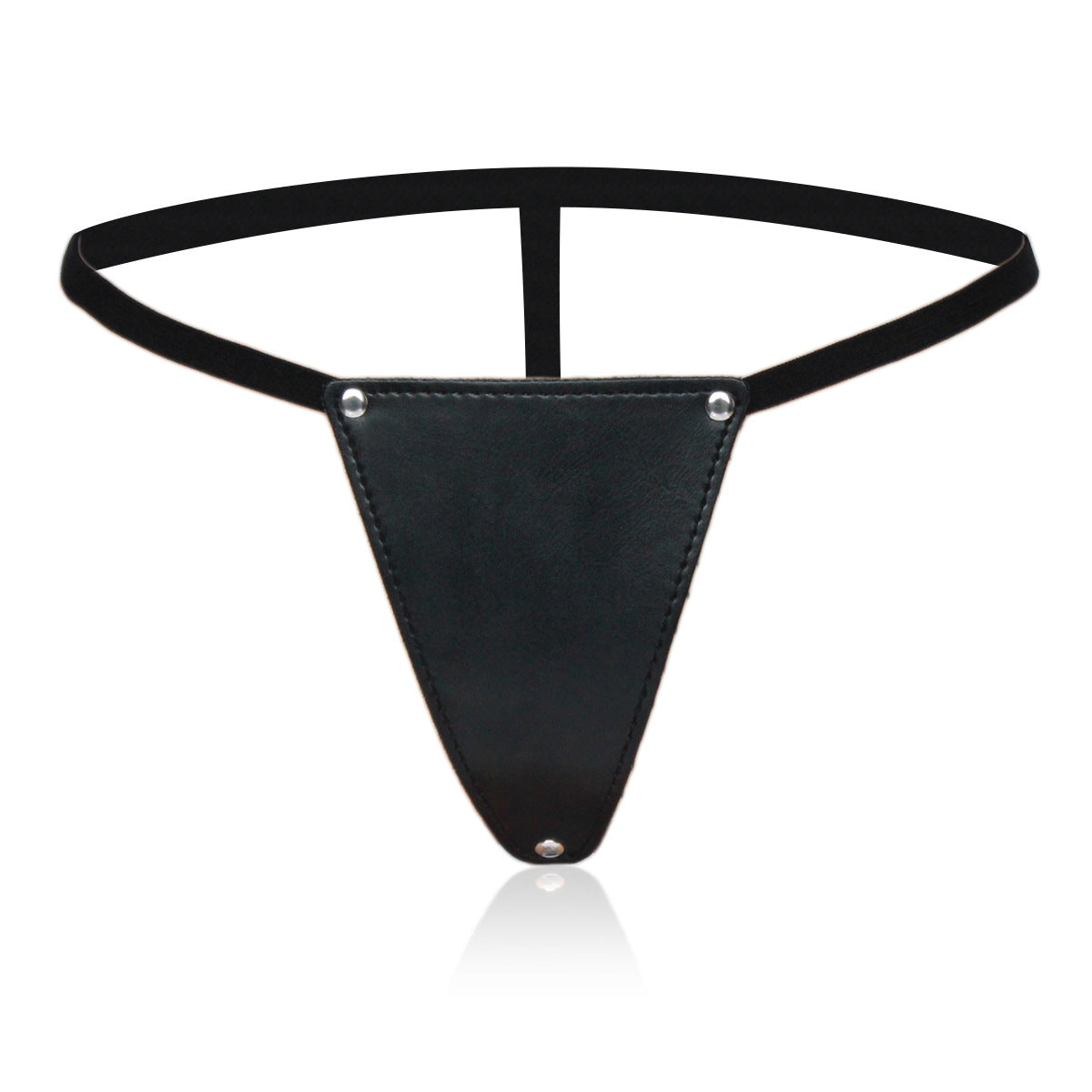 Leather Strap Thong - Sexy Bee UK